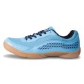 Nivia Flash 2.0 Badminton Shoes For Men, Pvc Synthetic Leather & Mesh Upper, Duo‑Foam Midsole, Non‑Marking Herringbone Round Sole (Blue), Uk11