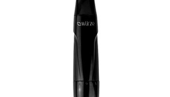 Wurze 2005 Wet & Dry Men’S Hair Trimmer For Face Body Beard With 2 Detachable Clippers 3 Combs 1.5 Mm, 3 Mm & 5 Mm Waterproof Ipx 5 Grooming Device (Black)