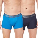 Zoiro Men’S Soft Cotton Blend Solid Sports Trunk (Sky Diver & Navy Pack Of 2)