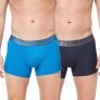 Zoiro Men’S Soft Cotton Blend Solid Sports Trunk (Sky Diver & Navy Pack Of 2)