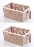 Nayasa Frill Fruit Basket For Dining Table & Fridge | Multipurpose Basket For Storage | Storage And Organisers | Ideal For Kitchen, Fridge & Dining Table | 6 Litre | Set Of 2 – Multicolor
