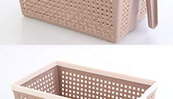 Nayasa Frill Fruit Basket For Dining Table & Fridge | Multipurpose Basket For Storage | Storage And Organisers | Ideal For Kitchen, Fridge & Dining Table | 6 Litre | Set Of 2 – Multicolor