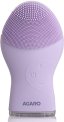 Agaro 33537 Cm2107 Sonic Facial Cleansing Massager & Brush, Hygienic Soft Silicone Massager(Purple)