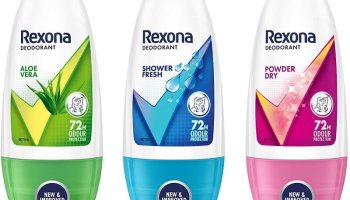 Rexona Aloe Vera, Shower Fresh, Powder Dry Underarm Roll On Deodorant Deodorant Roll-On  –  For Women(150 Ml, Pack Of 3)