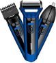 Veentus Male Professionals Design 3 In 1 Perfect Shaver, Hair Clipper And Nose Trimmer Rechargeable Beard And Moustaches Hair Machine And Trimming With Cord And Without Cordless Use., Blue