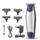 Veentus Trimmer Men For Private Parts | Rechargeable Beard Trimmer, Hair Cutting Machine, Mustache & Body Groomer, Corded & Cordless Full Body Trimmer For Man, Silver