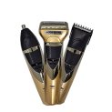 Veentus Men Professionals Design 3 In 1 Perfect Shaver, Hair Clipper And Nose Trimmer Rechargeable Beard And Moustaches Hair Machine And Trimming With Cord And Without Cordless Use., Gold