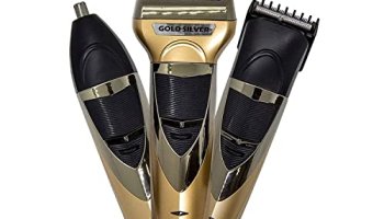 Veentus Men Professionals Design 3 In 1 Perfect Shaver, Hair Clipper And Nose Trimmer Rechargeable Beard And Moustaches Hair Machine And Trimming With Cord And Without Cordless Use., Gold