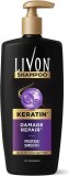 Livon Keratin Shampoo For Women & Men |Repairs Damaged Hair |Smooth & 5X Stronger Hair(650 Ml)