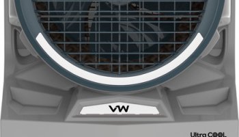 Vw 125 L Desert Air Cooler With Bacteria Free Cooling Pad Technology(Grey, Ultra Cool 125L)