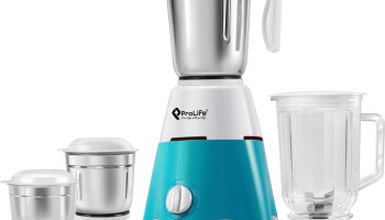 Prolife Premium 750 W Mixer Grinder(Ete Dlx | 4 Jars | White & Green)