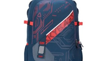 Skybags Vesper 40L Laptop Backpack With Rain Cover – Navy Blue
