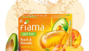 Fiama Peach & Avocado Soap Gel Bathing Bar With Skin Conditioners For Moisturized Skin(3 X 125.33 G)