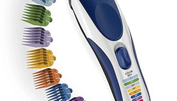 Wahl 09649-024 Cord/Cordless Color Pro Hair Clipper For Men; 60 Minutes Run Time; Led Charging Indicator; Easy Match Colour Coded Guards