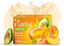 Fiama Peach & Avocado Soap Gel Bathing Bar With Skin Conditioners For Moisturized Skin(3 X 125.33 G)