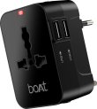 Boat 10 W Quick Charge 3 A Multi-Pin Wall Charger For Mobile(Carbon Black)