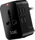 Boat 10 W Quick Charge 3 A Multi-Pin Wall Charger For Mobile(Carbon Black)