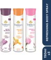 Yardley London Body Spray Tripack Body Spray  –  For Women(450 Ml, Pack Of 3)