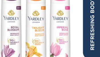Yardley London Body Spray Tripack Body Spray  –  For Women(450 Ml, Pack Of 3)