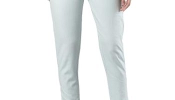 Femmora Comfortable Fit Solid Straight Pant, Breathable Cotton Fabric With Side Zip Button Closure, For Women, Pastel Blue, Pack Of 1