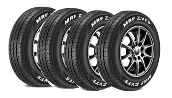 Mrf Ztx 145/80% R12 74S Tube-Type Car Tyre(Set Of 4)
