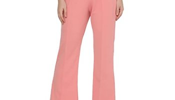 Dhruvi Trendz Womens Spandex Trousers Regular Fit Trousers (Dt-Tr-704_Pink_Xl)