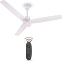 Havells Fab|Remote Controlled|Low Noise|Upto 65% Energy Saving|Reverse Mode|30W With 3 Year Warranty Bldc Motor 1200 Mm Pedestal Fan(5 Star | Blush Ivory | Pack Of 1)