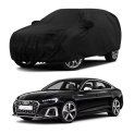 Sulfar 100% Water Resistant Car Body Cover Compatible With Mirror For Audi S5 (Triple Stitched, Full Bottom Elastic, Black)