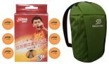 Dhs Tt Ball S-S1840By 2 Star Y Supermarket (6 Pcs Box) 30 Pcs With Smart Pro Tt Special Cover Speed Green