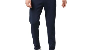 Playr Men’S Astor Running Jogger – Flexvent Sports Bottoms, Lightweight, Breathable Track Pants For Gym, Running, Training, Fitness, Outdoor Sports & Casual Activewear For All Season Navy Blue
