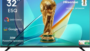 Hisense 32E5Q 80 Cm (32 Inch) Qled Hd Ready Smart Google Tv With 30W Powerful Sound Output| Dolby Audio| Super Bright Panel(32E5Q)