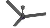Polycab Wizzy Plus Led 1200Mm Bldc Ceiling Fan With Remote |Bee 5 Star Rated, Higher Air Delivery|Led Indicator,Reverse,Boost,Sleep And Breeze Mode,Free Installation |3 Years Warranty (Matt Black)