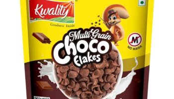 Kwality Choco Flakes 1.2 Kg | Crispy, Wholesome Cereal Made With Whole Wheat | Zero Maida And No Preservatives | Packed With Fiber, Protein