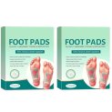 Pelirone (Pack Of 2) Herbal And Gentle Ingredient Foot Pads (20 Pieces), Natural Ingredients For Sleep Aid, Pain Relief, Toxin Removal With Bamboo Vinegar Detoxification And Acupoint Micro-Massage Technology