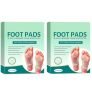 Pelirone (Pack Of 2) Herbal And Gentle Ingredient Foot Pads (20 Pieces), Natural Ingredients For Sleep Aid, Pain Relief, Toxin Removal With Bamboo Vinegar Detoxification And Acupoint Micro-Massage Technology
