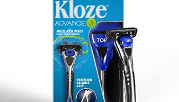 Fogg Kloze Advance 3, Shaving Razor For Men With 3 Blades (2 Cartridges), Easy & Smooth Shave