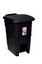Aristo Black 12 Ltr Plastic Pedal Garbage Waste Dustbin