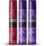 Engage Nature Deo: 2 French Garden & 1 Berry Bloom (150Ml X 3) Deodorant Spray  –  For Women(450 Ml, Pack Of 3)