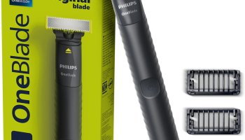 Philips Oneblade Qp1424/10 Trimmer 30 Min  Runtime 3 Length Settings(Black)
