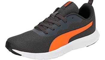 Puma Mens Snatch V2 Dark Shadow-Vibrant Orange-White Sneaker – 7 Uk (39178302)