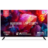 Black+Decker 109 Cm (43 Inches) A1 Series 4K Ultra Hd Led Smart Google Tv Bxtvgu43Ud2875Atin (Black)