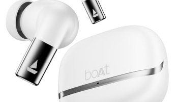 Boat Airdopes Ultra Pro (2025 Launch), 100Hrs Battery, Dual Pairing, Spatial Audio, App Support, Fast Charge, 4Mics Enx, V5.3 Bluetooth Earbuds, Tws Ear Buds Wireless Earphones With Mic (Zinc White)