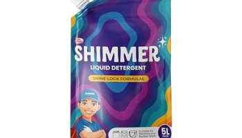 Shimmer Liquid Detergent – 5L Family Pack | French Lavendar Fragrance | Deep Clean Technology | Removes Tough Stains | Fresh Long-Lasting Fragrance | Suitable For All Washing Machines & Bucket Wash