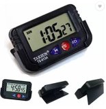 Kadio Digital Black Clock, 3.81X38 Cm
