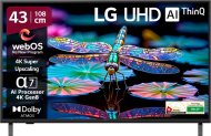 Lg Ai Tv Ua8200 108 Cm (43 Inch) Ultra Hd (4K) Led Smart Webos Tv 2025 Edition With Alpha7 Ai Processor 4K Gen8 | 4K Super Upscaling | Ai Picture Pro | 4K Expression Enhancer | New Ai Magic Remote Compatible | Ai Search With Ms Copilot | Ai Sound Pro (9.1.2 Ch) | Dolby Atmos | Chromecast Built-In(43