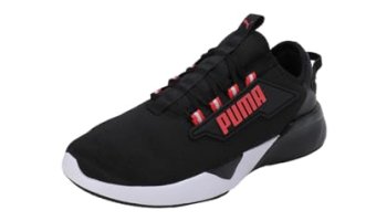 Puma Unisex-Adult Retaliate 2 Black-Active Red Running Shoe – 7 Uk (37667646)