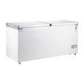 Amazon Basics Double Door Deep Freezer | 5 Star Rated | Stabilizer-Free | Extended Cooling Retention | With Bottom Wheels, 526 L, White