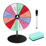 Spin The Wheel Game, Spinning Wheel, Spin Wheel 8-Inch Dry Erase Roulette Tabletop For Events