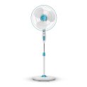 Havells Gatik Pro 400Mm Pedestal Fan| 120 Ribs Guard For Safety| Smooth Oscillation| Heavy Base| Isi Marked | 2 Year Warranty | Blue