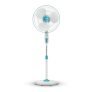 Havells Gatik Pro 400Mm Pedestal Fan| 120 Ribs Guard For Safety| Smooth Oscillation| Heavy Base| Isi Marked | 2 Year Warranty | Blue